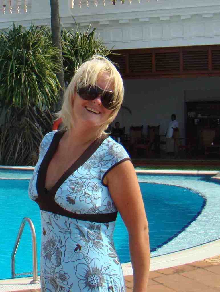 After surgery at Mount Lavina Hotel Sri Lanka