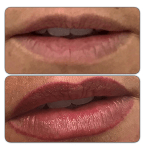 Semi Permanent Lip Make up Mirco pigmentation lip colour