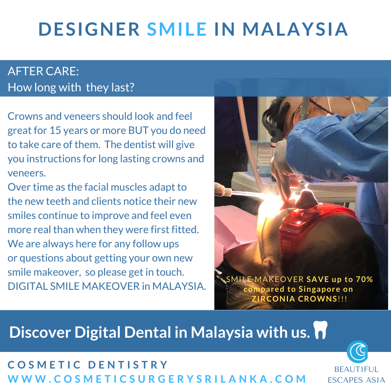 SMILE MAKEOVER MALAYSIA zirconia crowns emax venners