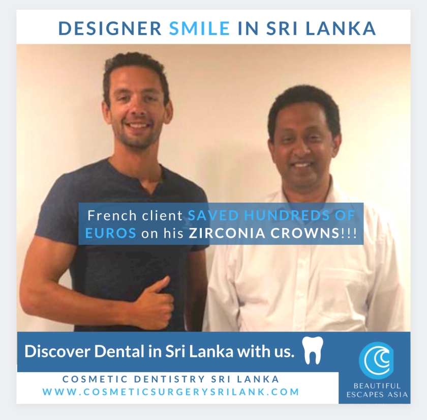 CLIENT SAVED ON HIS CROWNS IN SRI LANKA
